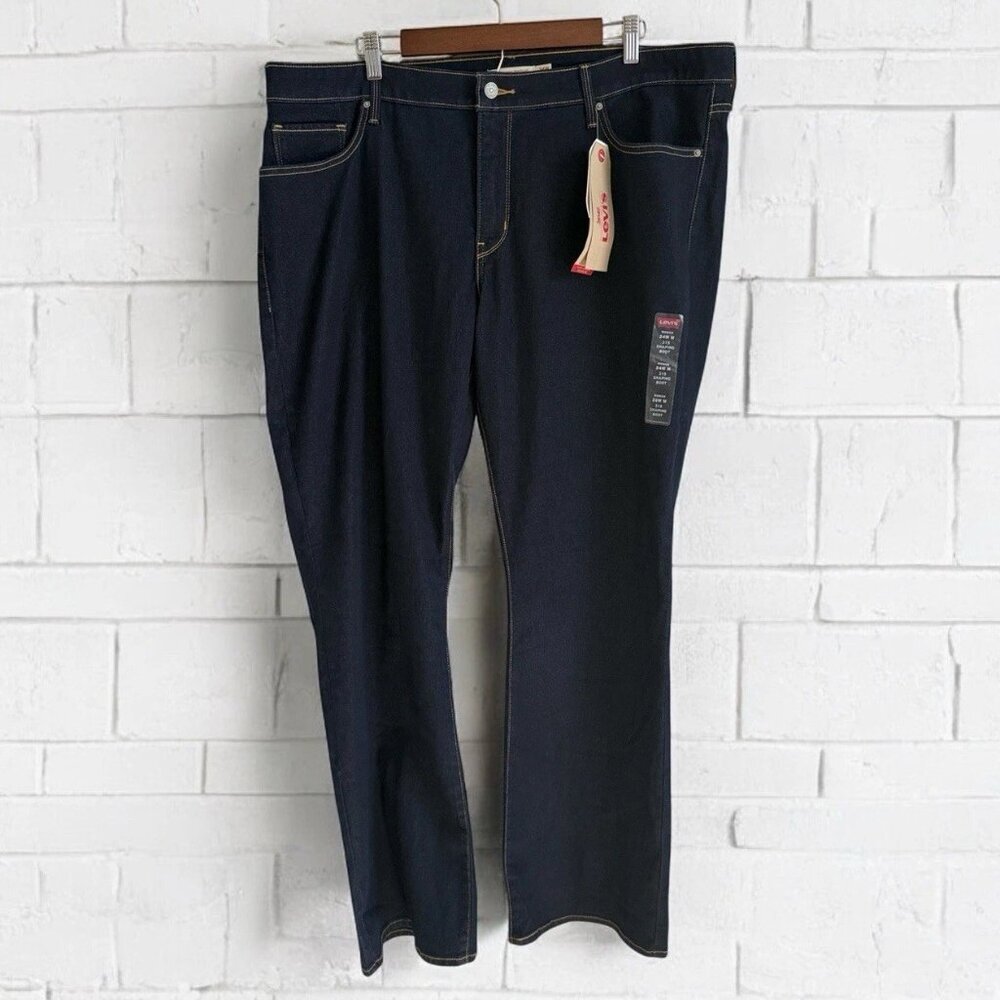 Levi's 315 Jeans Women's 24W m Blue Shaping Skinny Bootcut Wash Stretch Denim